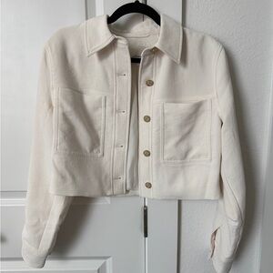 Aritzia Cream Jean Jacket
